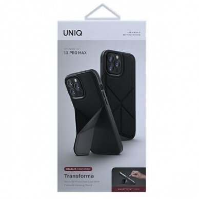 Uniq case Transforma iPhone 13 Pro Max 6.7 &quot;black / ebony black MagSafe 10