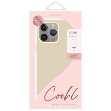 Uniq Coehl Muse Magnetic Charging Dėklas iPhone 16 Pro - Beige 5