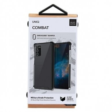 Uniq Combat Protective Case skirta Samsung Galaxy Note 20 Black 1