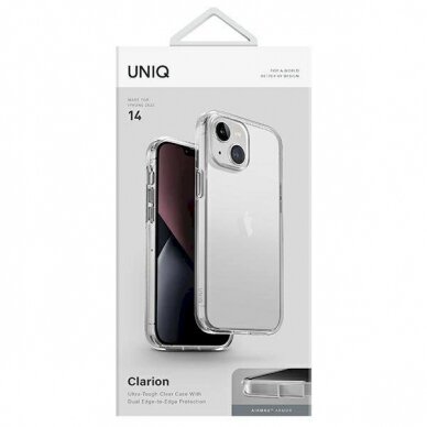 Uniq Dėklas Clarion iPhone 14 6.1 Permatomas / lucent clear 6