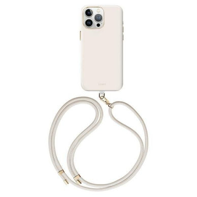 Uniq Dėklas Coehl Creme iPhone 15 Pro 6.1  Magnetic Charging ivory/ivory