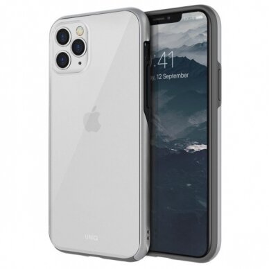 UNIQ dėklas Vesto Hue iPhone 11 Pro Max sidabrinis