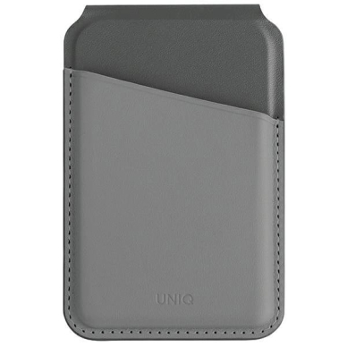 Uniq Lyden DS magnetic RFID walletphone stand - pilkas Juodas