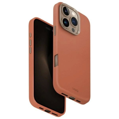 Uniq Lyden iPhone 16 Pro 6.3 Dėklas Magclick Charging terracotta