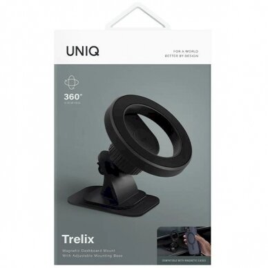 Uniq magnetic holder Trelix Car Dash Mount black/midnight black 6