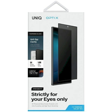 Uniq Optix Privacy tempered glass Samsung Galaxy S24applicator 1