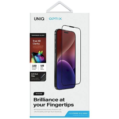 Uniq Optix Vivid glass iPhone 15 / 14 Proapplicator 5