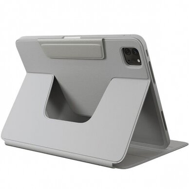 Uniq Rovus case skirta iPad Pro 11 (2021-2022) / Air 10.9  (2020-2022) pilkos spalvos/chalk pilkos spalvos Magnetic Case 4