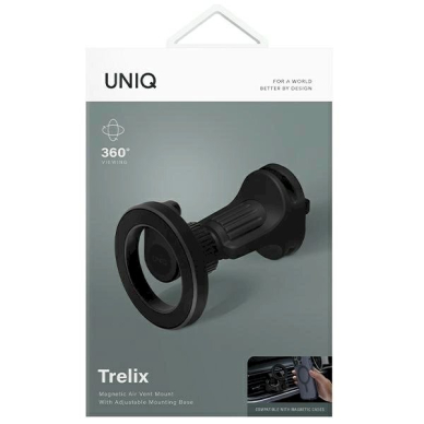 Uniq Trelix Car magnetic Automobilinis laikiklis air vent - Juodas 5