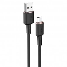 USB kabelis Acefast C2-04 USB-A to USB-C 1.2m juodas