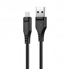 USB kabelis Acefast C3-09 USB-A to MicroUSB 1.2m juodas