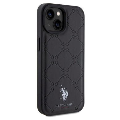 US Polo Assn. Dėklas Yoke Pattern iPhone 15 / 14 / 13 - Juodas 3