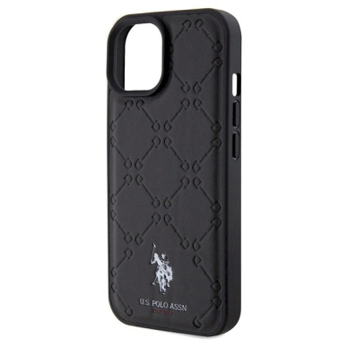 US Polo Assn. Dėklas Yoke Pattern iPhone 15 / 14 / 13 - Juodas 5