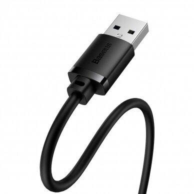 USB 2.0 prailgintuvas 1.5m Baseus AirJoy Series - Juodas 2