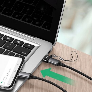 USB C (female) - USB (male) adapter Ugreen US280 - Juodas 3