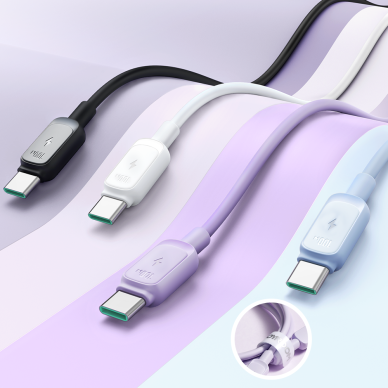 USB C - USB C Cable 100W 1.2m Joyroom S-CC100A14 - Mėlynas 10