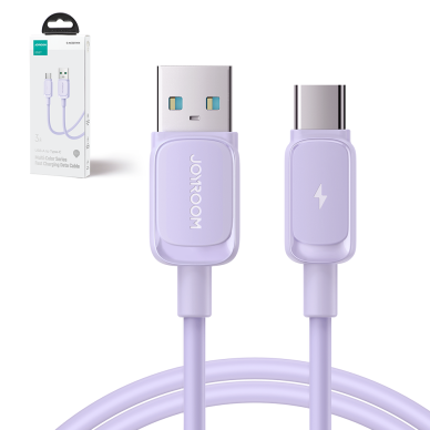 USB cable - USB C 3A 1.2m Joyroom S-AC027A14 - Violetinis 1