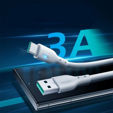 USB cable - USB C 3A 2m Joyroom S-UC027A13 - Baltas 1