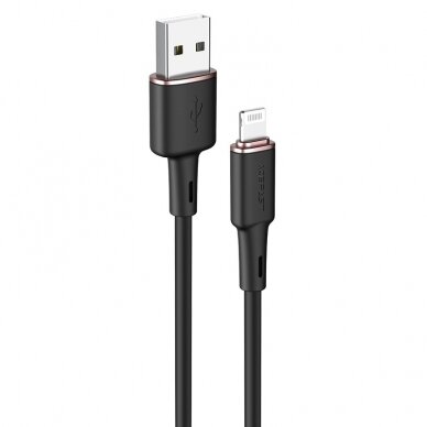 USB kabelis Acefast C2-02 MFi USB-A to Lightning 1.2m juodas