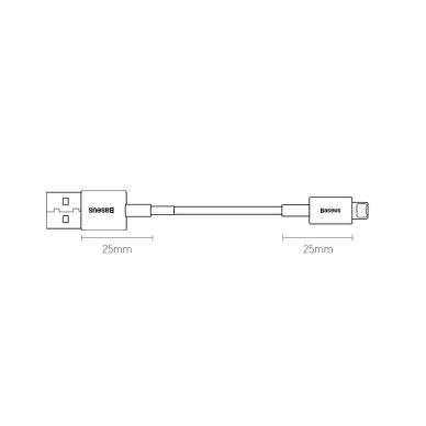 USB kabelis Baseus Superior USB - Lightning 2,4 A 1 m Raudonas (CALYS-A09) 14