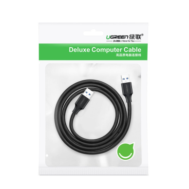 USB Kabelis Ugreen 2.0 (male) - USB 2.0 (male) cable 2m - Juodas 4