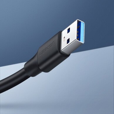 USB Kabelis Ugreen 3.0 (female) - USB 3.0 (male) cable extension cord 2 m Juodas (US129 10373) UGLX912 15