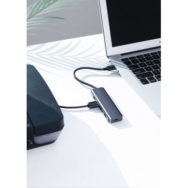 USB Kabelis Ugreen - 4x USB 3.2 Gen 1 HUB with micro USB power port + Bluetooth 4.0 USB adapter gray (CM219 70336) 15