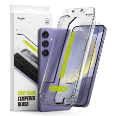 [Užsakomoji prekė] Apsauginis stikliukas Samsung Galaxy S24 Plus (set 2) - Ringke Easy Slide Tempered Glass - Permatomas