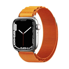 [Užsakomoji prekė] Apyrankė skirta Apple Watch 1 / 2 / 3 / 4 / 5 / 6 / 7 / 8 / 9 / SE / Ultra (42 / 44 / 45 / 49 mm) - Techsuit Watchband (W037) - Oranžinis