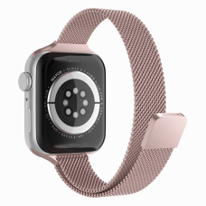 [Užsakomoji prekė] Apyrankė skirta Apple Watch 1 / 2 / 3 / 4 / 5 / 6 / 7 / SE / 8 / Ultra / 9 (42 / 44 / 45 / 49mm) - Techsuit Watchband (W034) - Rožinis