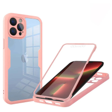 [Užsakomoji prekė] Dėklas iPhone 13 Pro + Folie - Techsuit ColorVerse 360 Series - rožinis