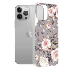 [Užsakomoji prekė] Dėklas iPhone 13 Pro Max - Techsuit Marble Series - Bloom of Ruth Pilkas