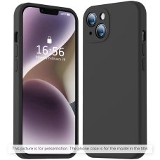 [Užsakomoji prekė] Dėklas iPhone 13 Pro Max - Techsuit SoftFlex - juodas