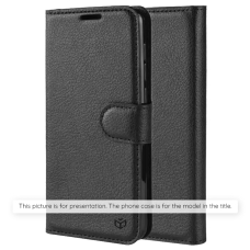 [Užsakomoji prekė] Dėklas iPhone 13 Pro - Techsuit Leather Folio - Juodas