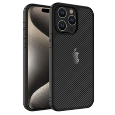 [Užsakomoji prekė] Dėklas iPhone 15 Pro - Techsuit Carbon Fuse - Juodas