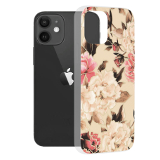 [Užsakomoji prekė] Dėklas skirtas iPhone 12 / 12 Pro - Techsuit Marble Series - Mary Berry Nude