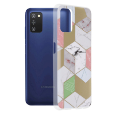 [Užsakomoji prekė] Dėklas skirtas Samsung Galaxy A03s - Techsuit Marble Series - Violetinis Hex