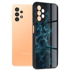 [Užsakomoji prekė] Dėklas skirtas Samsung Galaxy A13 4G - Techsuit Glaze Series - Mėlynas Nebula