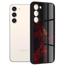 [Užsakomoji prekė] Dėklas skirtas Samsung Galaxy S23 Plus - Techsuit Glaze Series - Raudonas Nebula