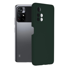 [Užsakomoji prekė] Dėklas skirtas Xiaomi Poco M4 Pro 5G - Techsuit Soft Edge Silicone - Tamsiai Žalias