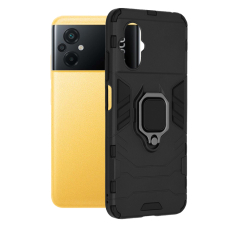 [Užsakomoji prekė] Dėklas skirtas Xiaomi Poco M5 - Techsuit Silicone Shield - Juodas