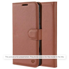 [Užsakomoji prekė] Dėklas Xiaomi Poco X6 Pro - Techsuit Leather Folio - Rudas