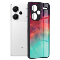 [Užsakomoji prekė] Dėklas Xiaomi Redmi Note 13 Pro+ 5G - Techsuit Glaze Series - Fiery Ocean