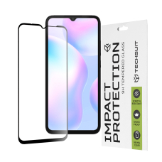 [Užsakomoji prekė] Ekrano apsauga skirtaXiaomi Redmi 9 / Redmi 9A / Redmi 9AT / Redmi 9C / Redmi 9C NFC - Techsuit 111D Full Cover / Full Glue Glass - Juodas