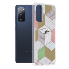 [Užsakomoji prekė] Telefono dėklas Samsung Galaxy S20 FE / S20 FE 5G - Techsuit Marble Series - Violetinis Hex