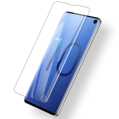 [Užsakomoji prekė] Apsauginis stikas Samsung Galaxy S10 - Lito 3D UV Glass - Skaidrus 2