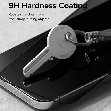 [Užsakomoji prekė] Apsauginis stikliukas iPhone 15 Pro Max - Ringke Cover Display TempeRaudonas Glass - Privacy 5