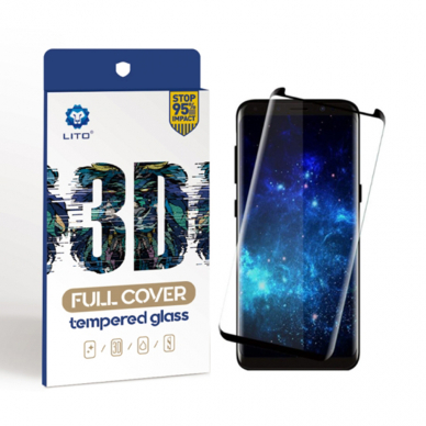 [Užsakomoji prekė] Apsauginis stikliukas Samsung Galaxy S24 Plus - Lito 3D Full Cover - Juodas