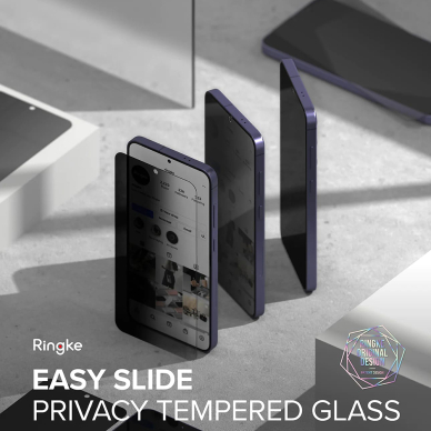 [Užsakomoji prekė] Apsauginis stikliukas Samsung Galaxy S24 Plus (set 2) - Ringke Easy Slide Tempered Glass - Privacy 1