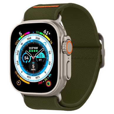 [Užsakomoji prekė] Apyrankė Apple Watch 1 / 2 / 3 / 4 / 5 / 6 / 7 / 8 / 9 / SE / SE 2 / Ultra (42 mm / 44 mm / 45 mm / 49 mm) - Spigen Fit Lite Ultra - Khaki